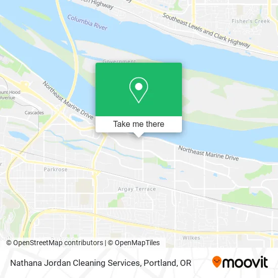 Nathana Jordan Cleaning Services map