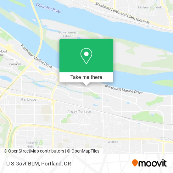 Mapa de U S Govt BLM