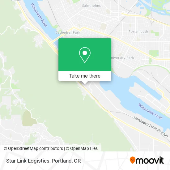 Mapa de Star Link Logistics