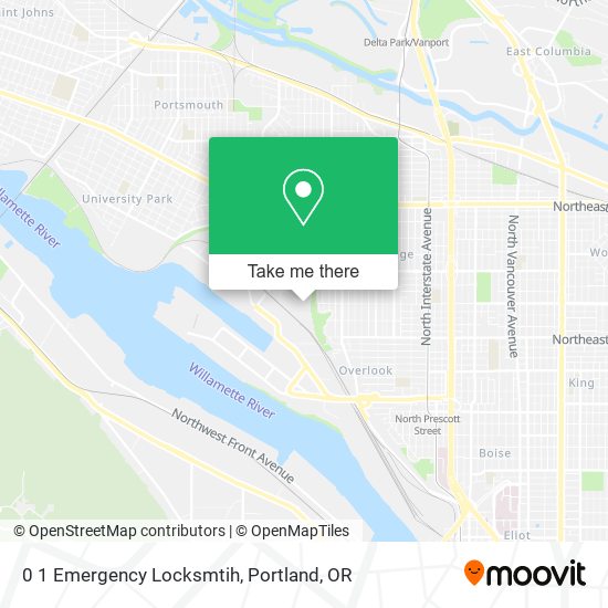 Mapa de 0 1 Emergency Locksmtih