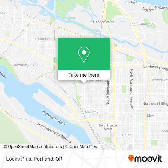 Locks Plus map