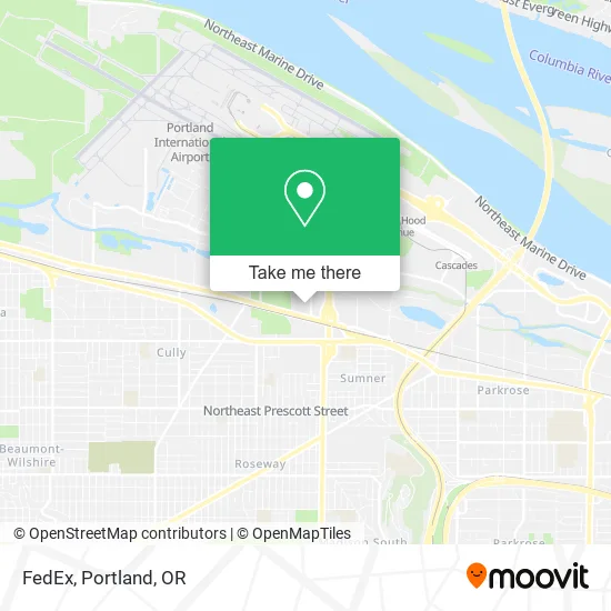 Mapa de FedEx