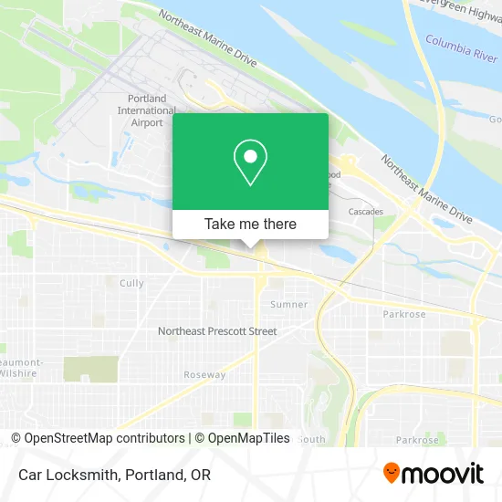 Car Locksmith map