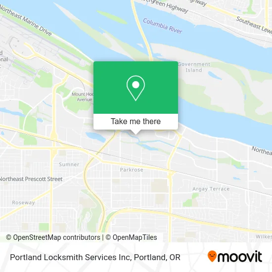 Portland Locksmith Services Inc map