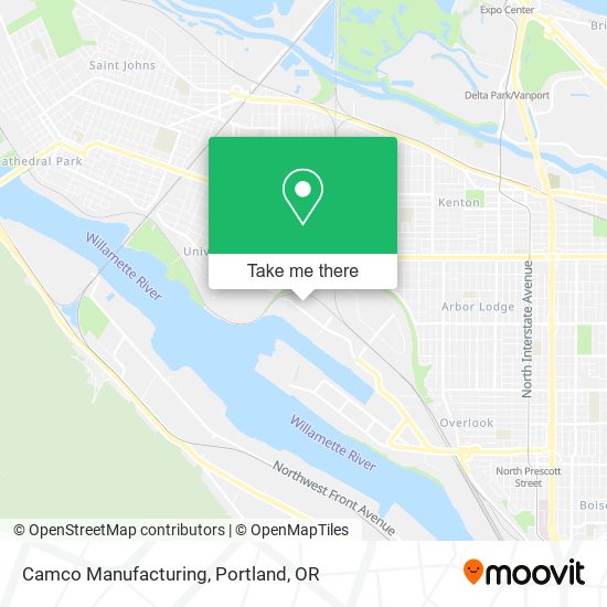 Camco Manufacturing map
