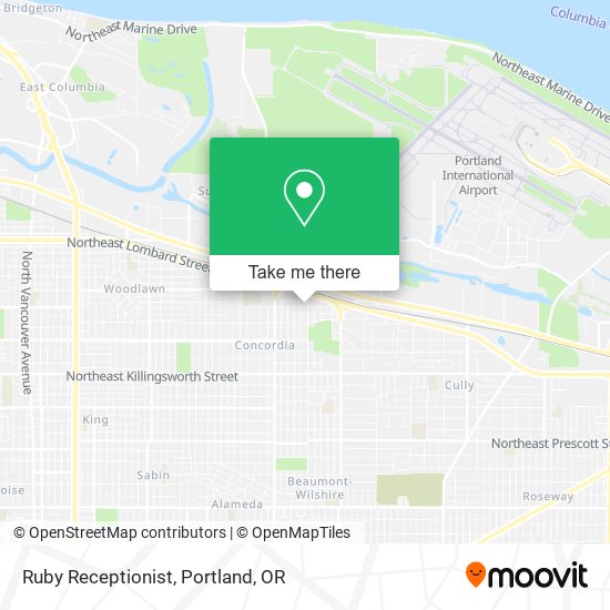 Ruby Receptionist map