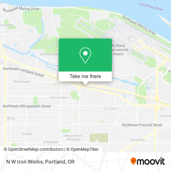 Mapa de N W Iron Works