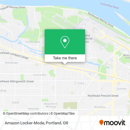 Amazon Locker-Mode map