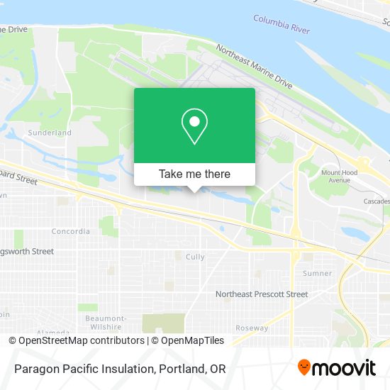Mapa de Paragon Pacific Insulation