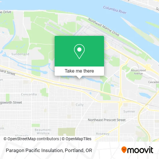 Mapa de Paragon Pacific Insulation