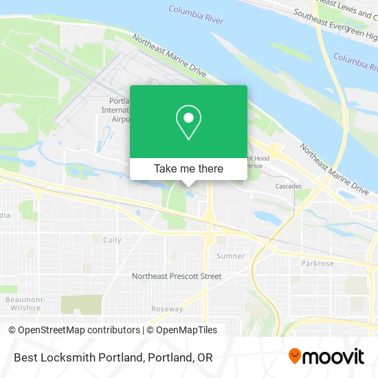 Mapa de Best Locksmith Portland