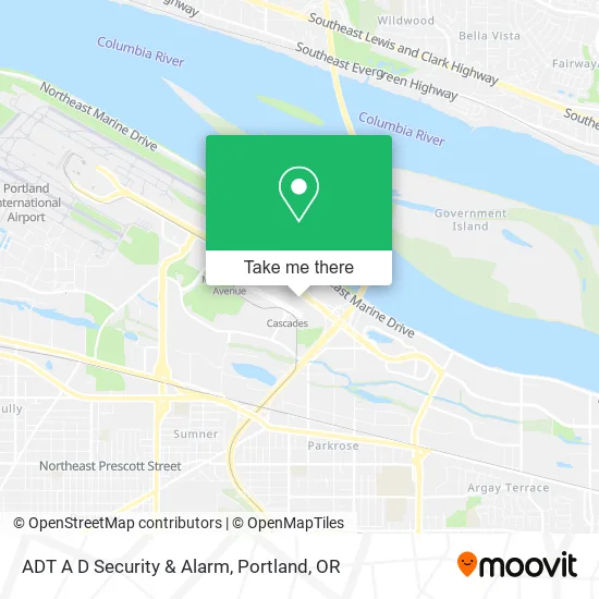 ADT A D Security & Alarm map