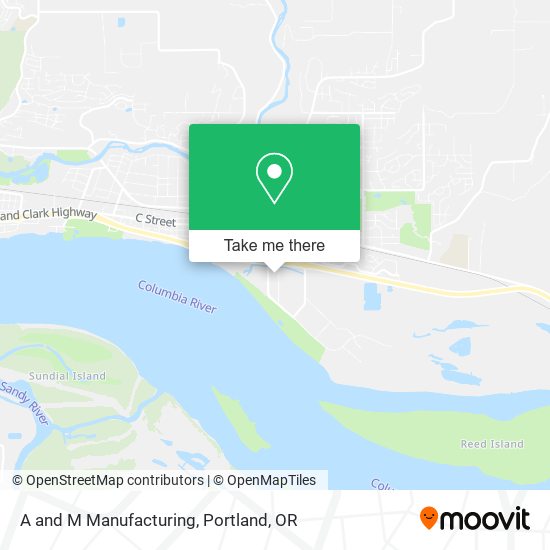 A and M Manufacturing map