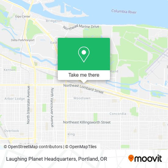 Laughing Planet Headquarters map