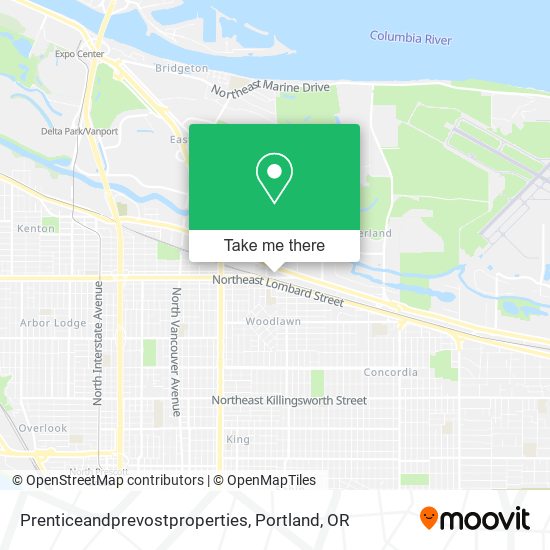 Mapa de Prenticeandprevostproperties
