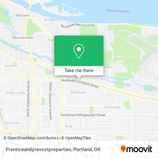 Mapa de Prenticeandprevostproperties