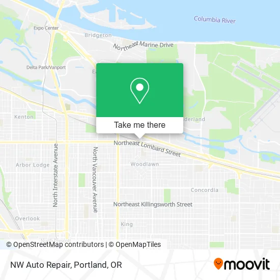 Mapa de NW Auto Repair