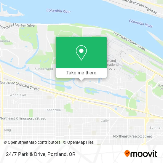 24/7 Park & Drive map