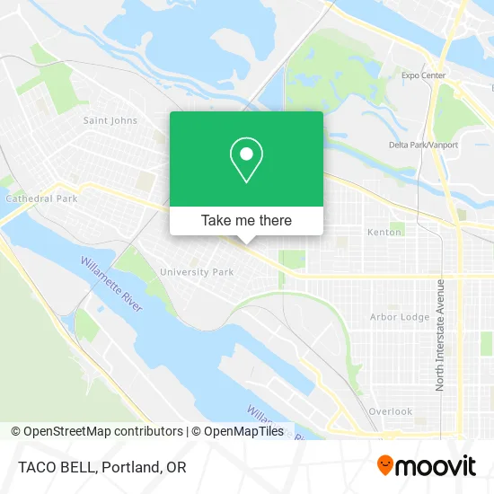 Mapa de TACO BELL