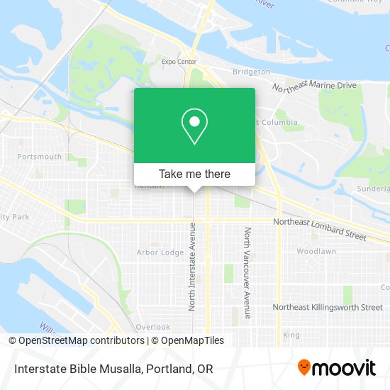 Interstate Bible Musalla map