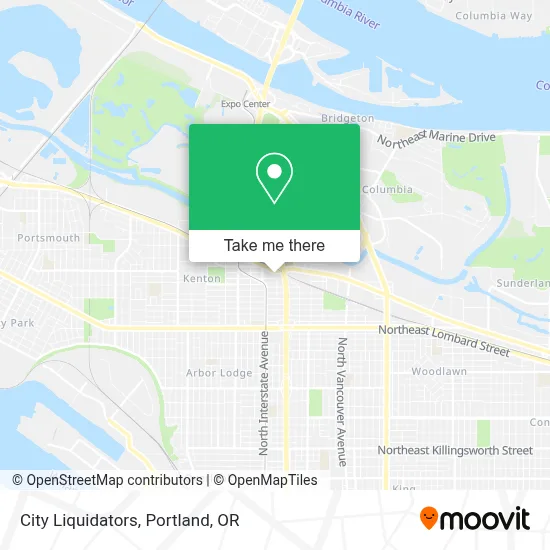 City Liquidators map