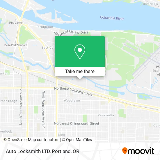 Mapa de Auto Locksmith LTD
