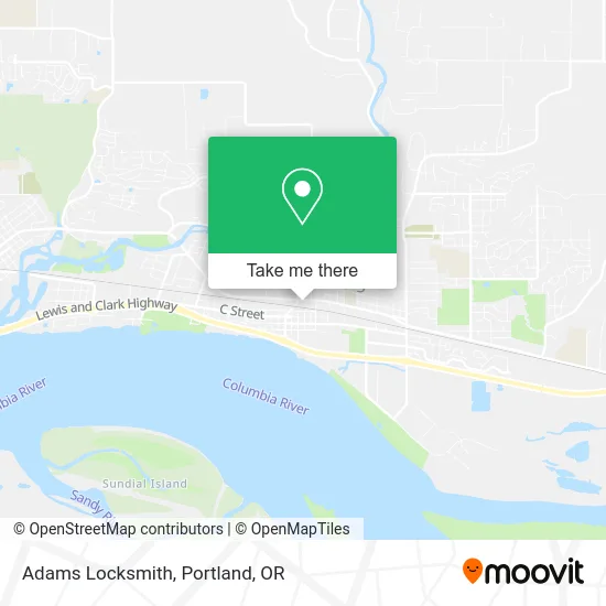 Adams Locksmith map