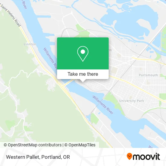Mapa de Western Pallet