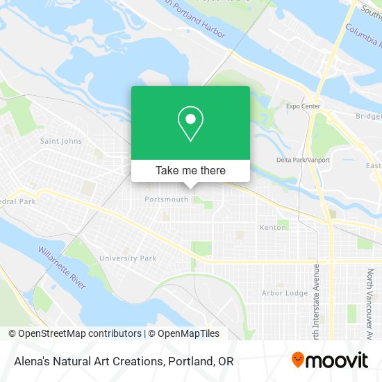 Alena's Natural Art Creations map