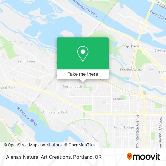 Alena's Natural Art Creations map