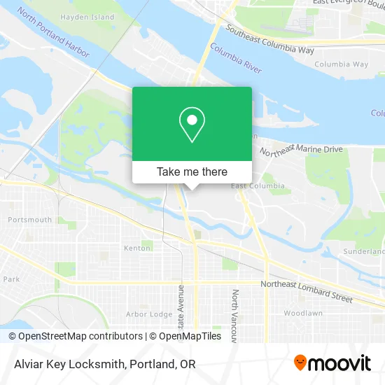 Mapa de Alviar Key Locksmith