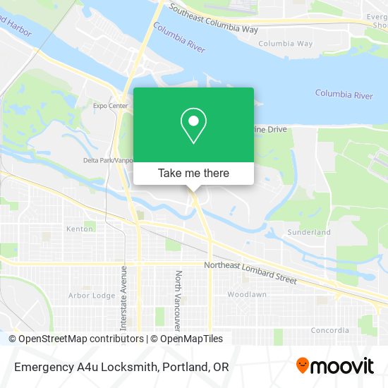 Emergency A4u Locksmith map