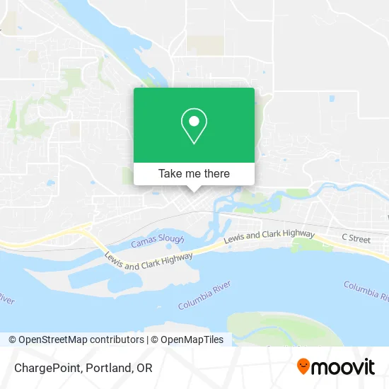 Mapa de ChargePoint
