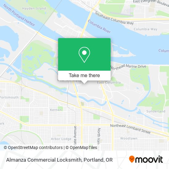 Mapa de Almanza Commercial Locksmith