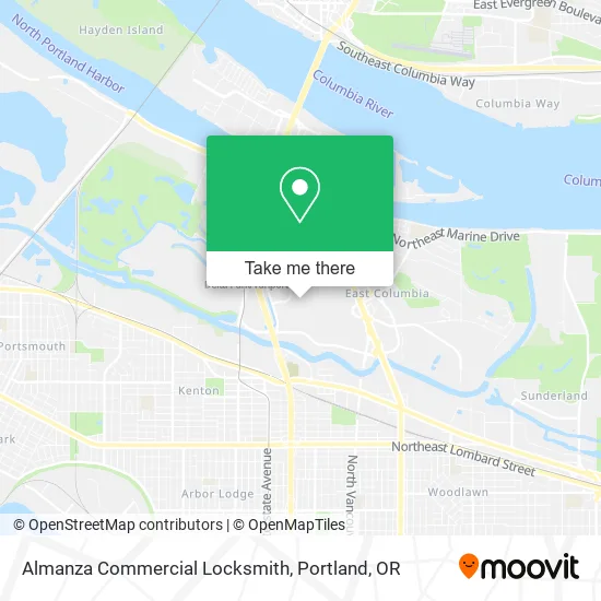 Mapa de Almanza Commercial Locksmith