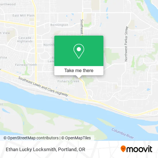 Mapa de Ethan Lucky Locksmith