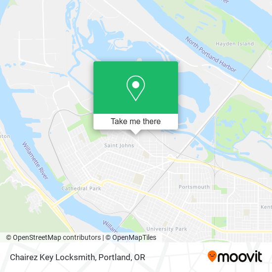 Chairez Key Locksmith map