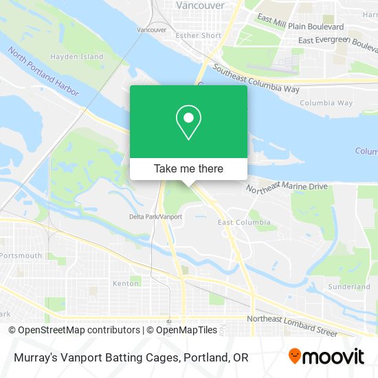 Mapa de Murray's Vanport Batting Cages
