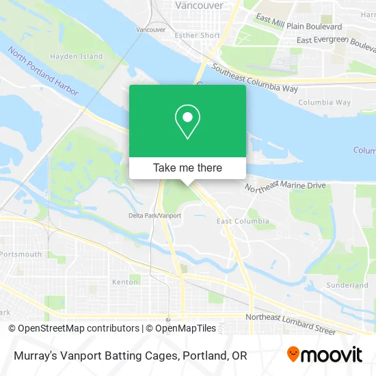 Mapa de Murray's Vanport Batting Cages