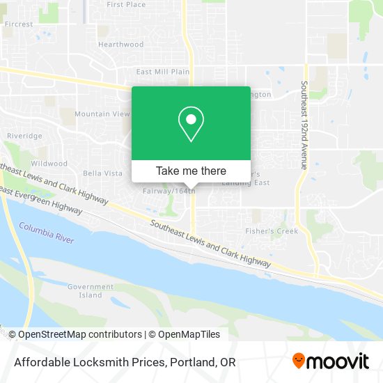 Affordable Locksmith Prices map