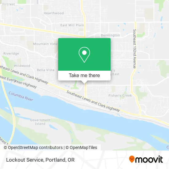 Lockout Service map