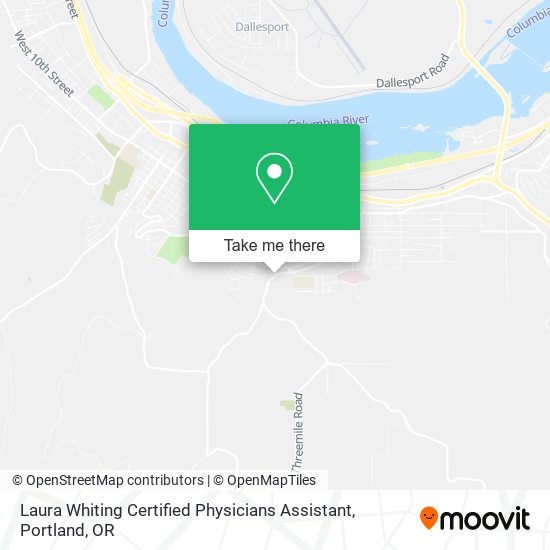 Mapa de Laura Whiting Certified Physicians Assistant