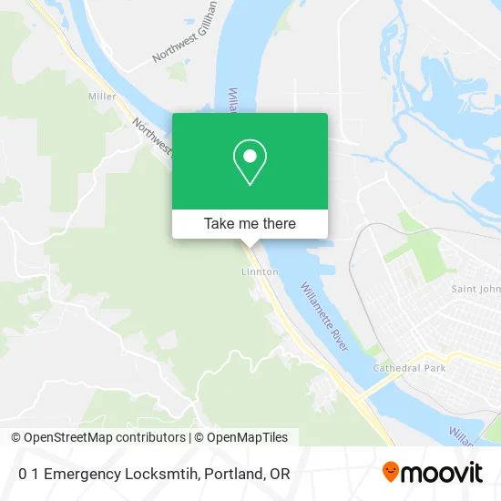 Mapa de 0 1 Emergency Locksmtih