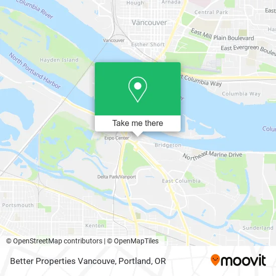 Better Properties Vancouve map