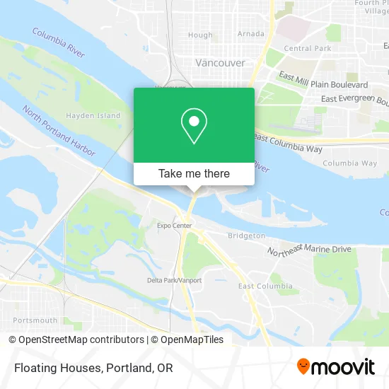 Mapa de Floating Houses