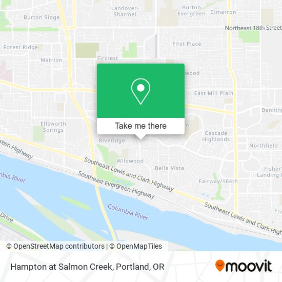 Hampton at Salmon Creek map