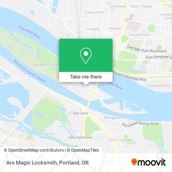 Mapa de Aro Magic Locksmith