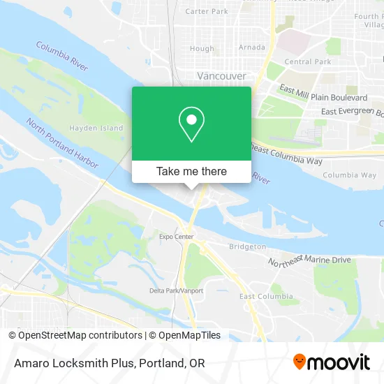 Mapa de Amaro Locksmith Plus