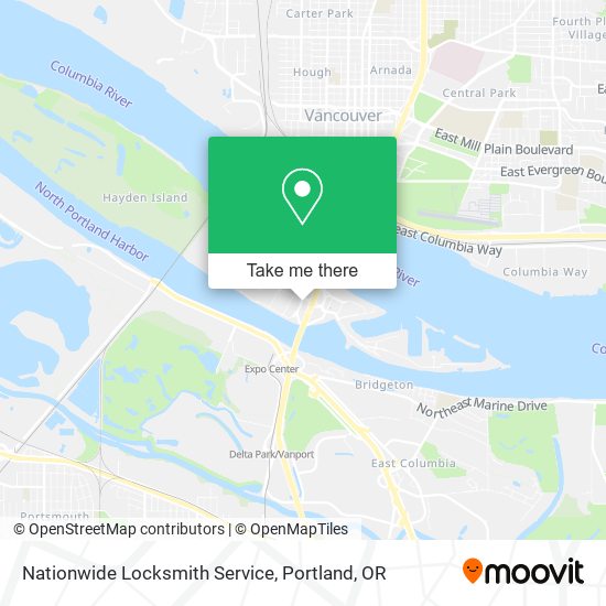 Nationwide Locksmith Service map