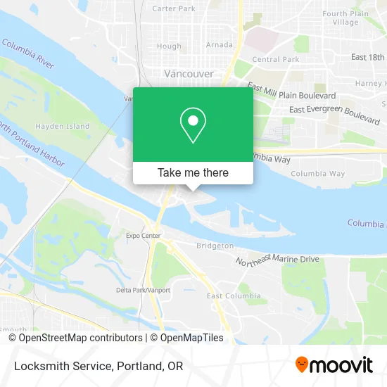 Locksmith Service map